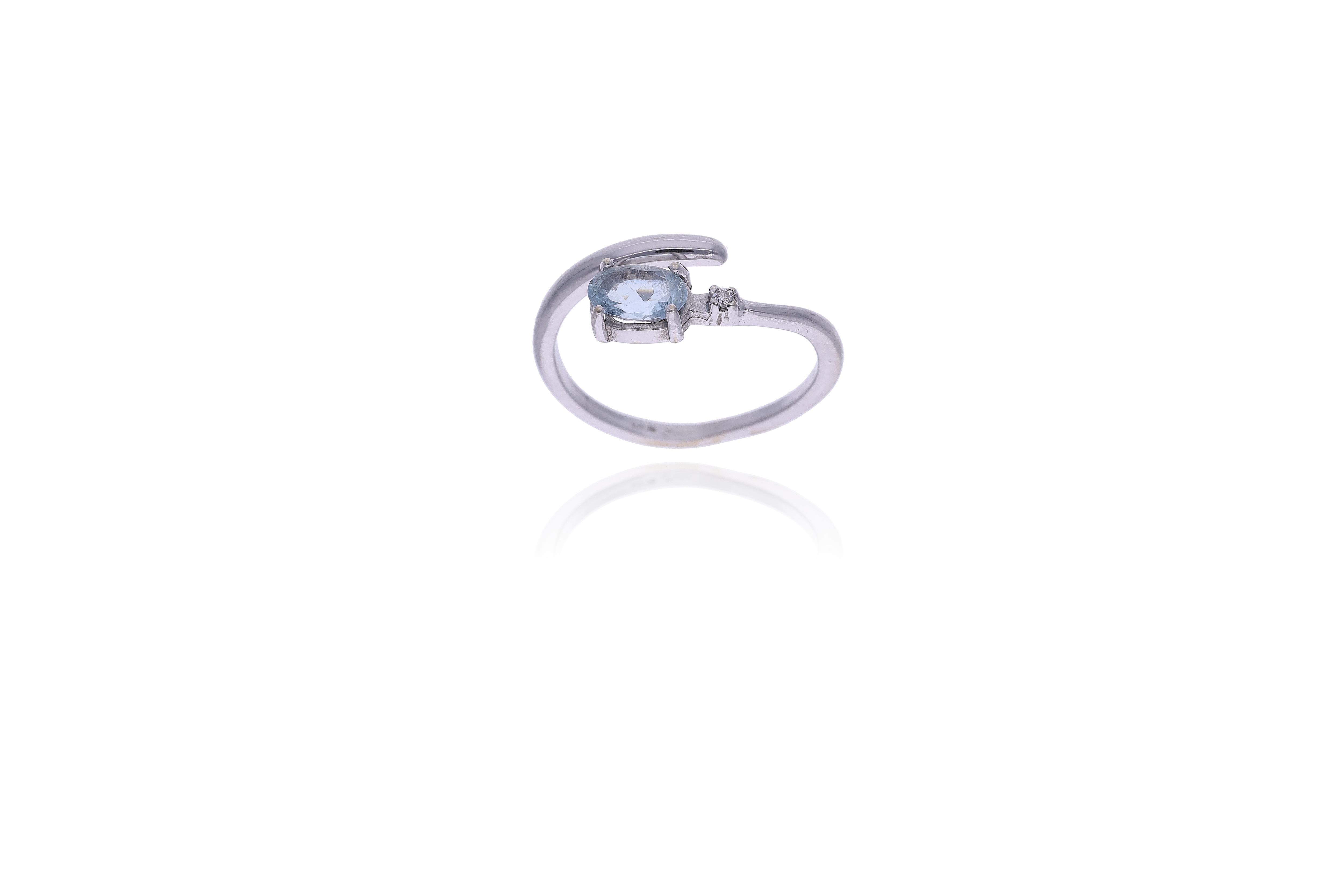 Anello con diamante e pietra - Asta Preziosi Online