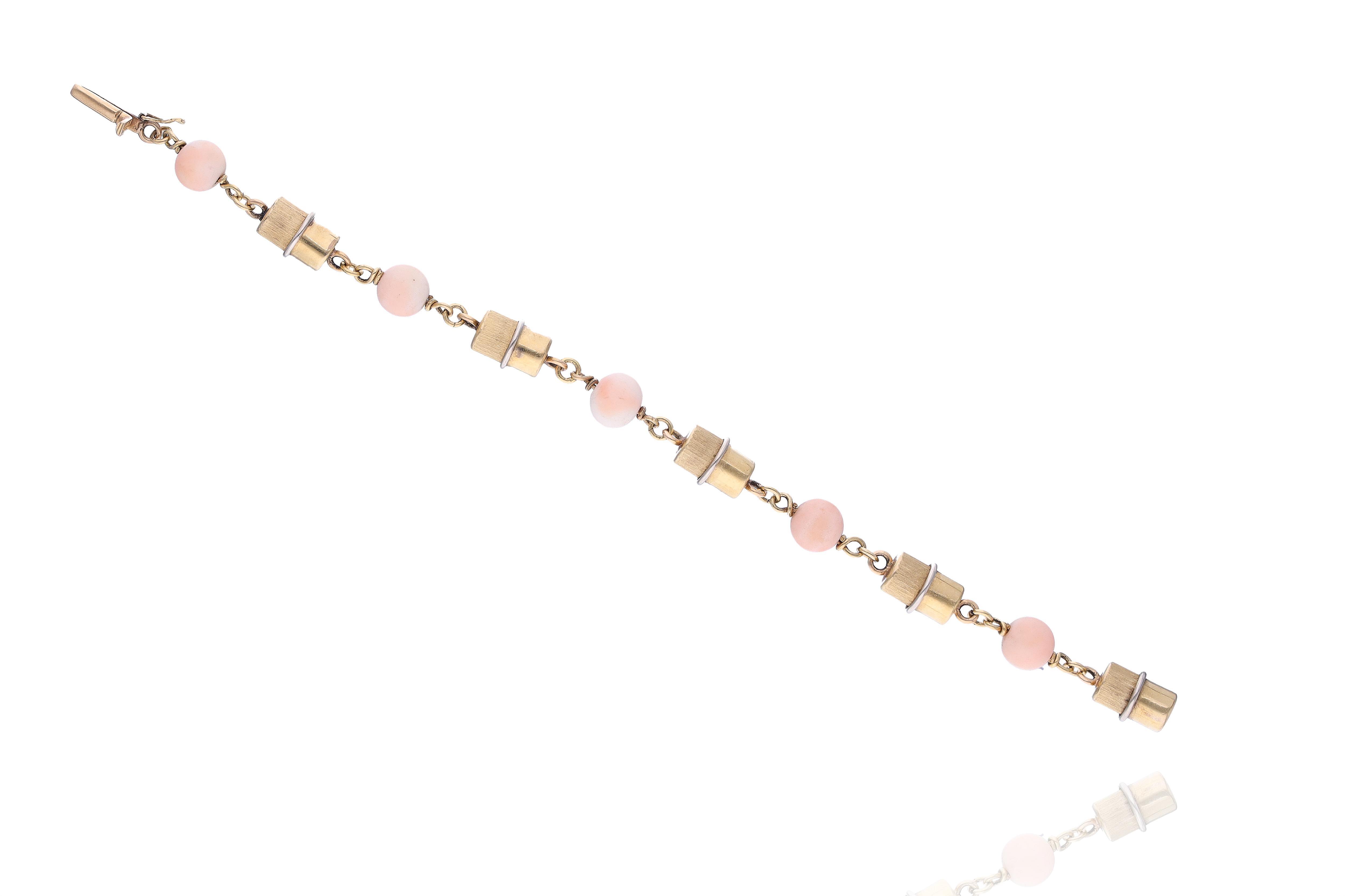 Bracciale con sfere di corallo - Asta Preziosi Online