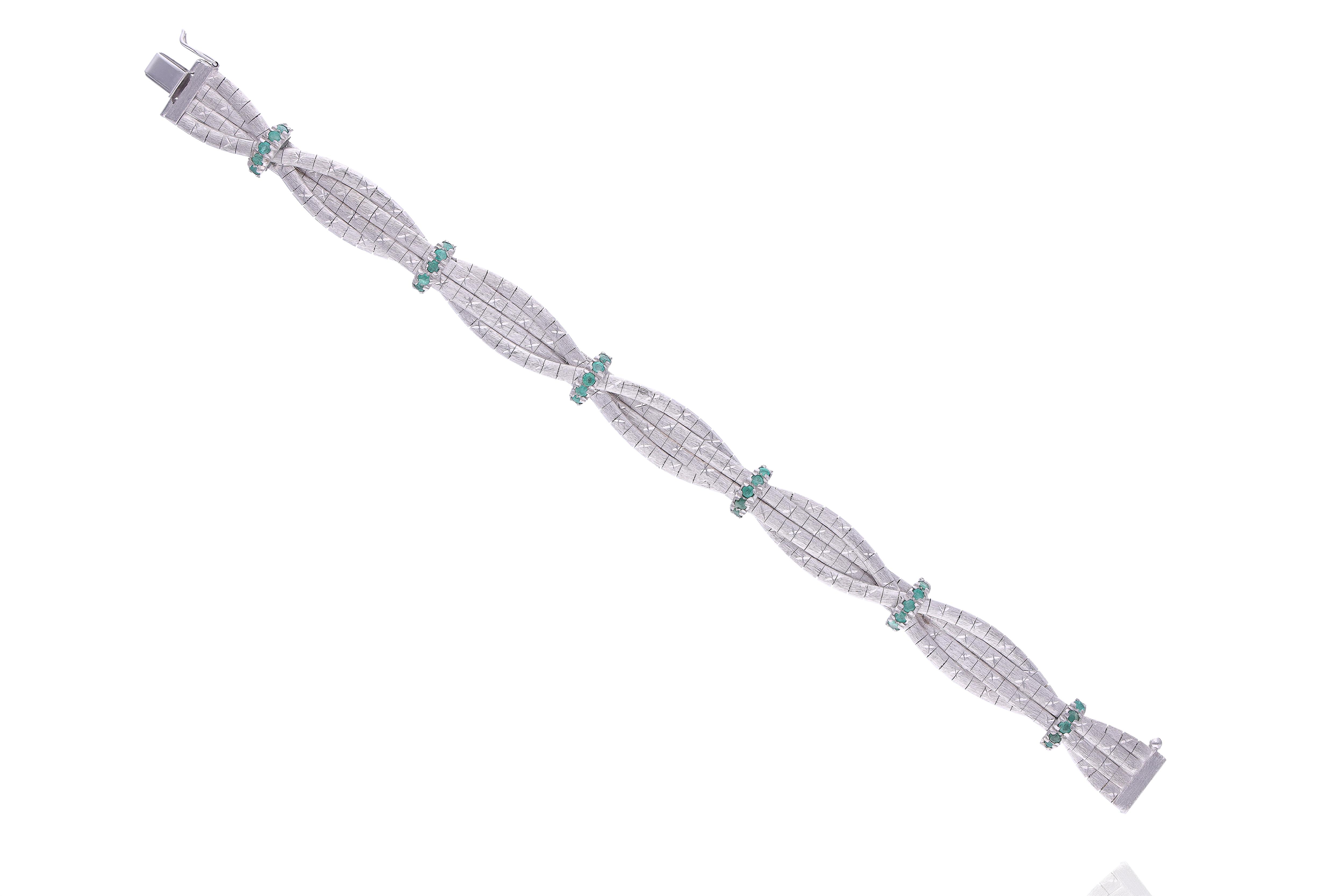 Bracciale con smeraldi - Asta Preziosi Online