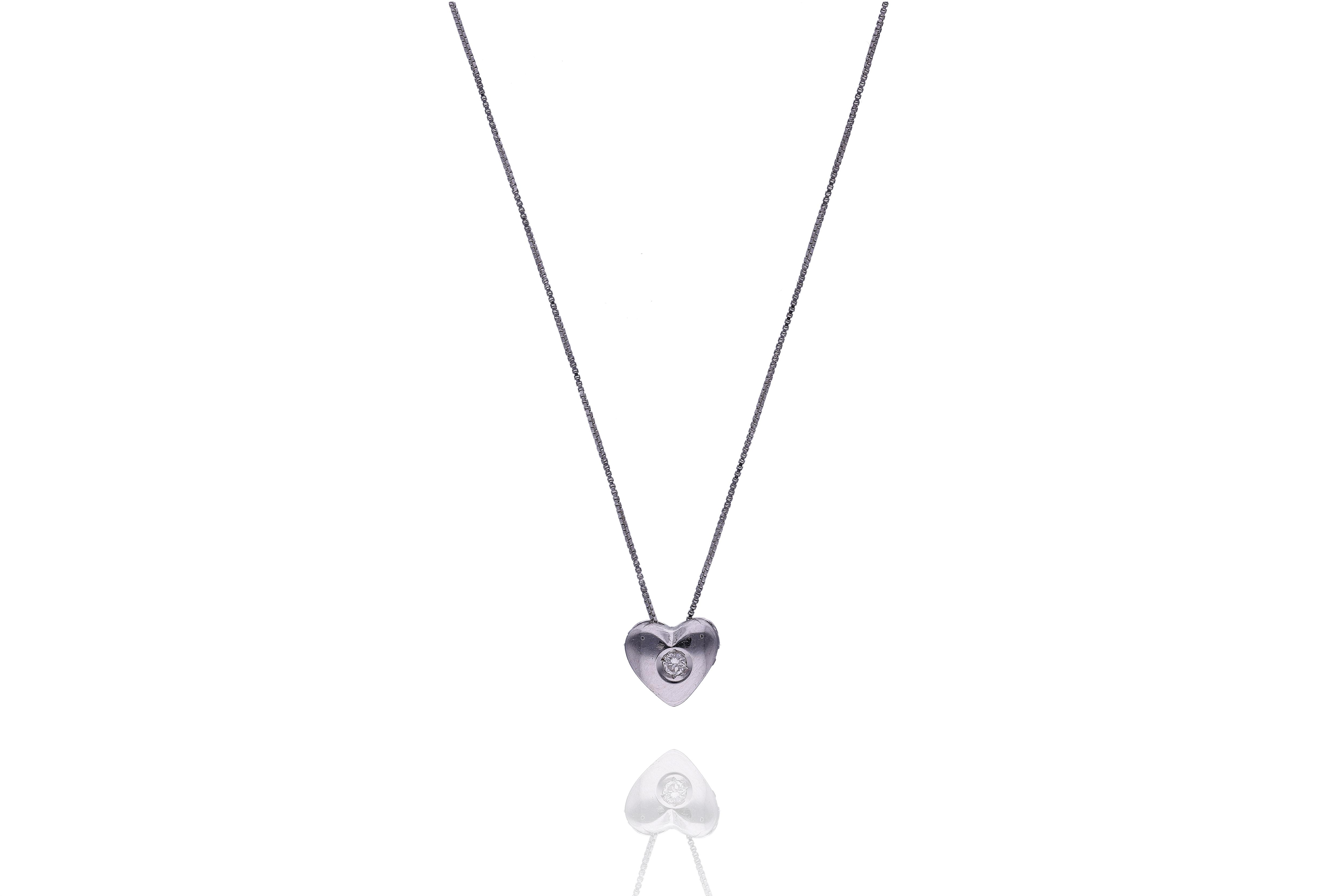 Collana con diamante - Asta Preziosi Online