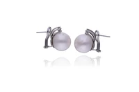 Orecchini con perle Mari del Sud e diamanti - Asta Preziosi Online