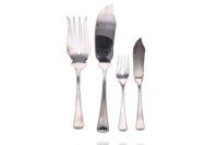 Servizio di posate da pesce in argento - Asta Preziosi Online