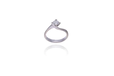 Anello con diamante - Asta Preziosi Online