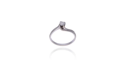 Anello con diamante - Asta Preziosi Online