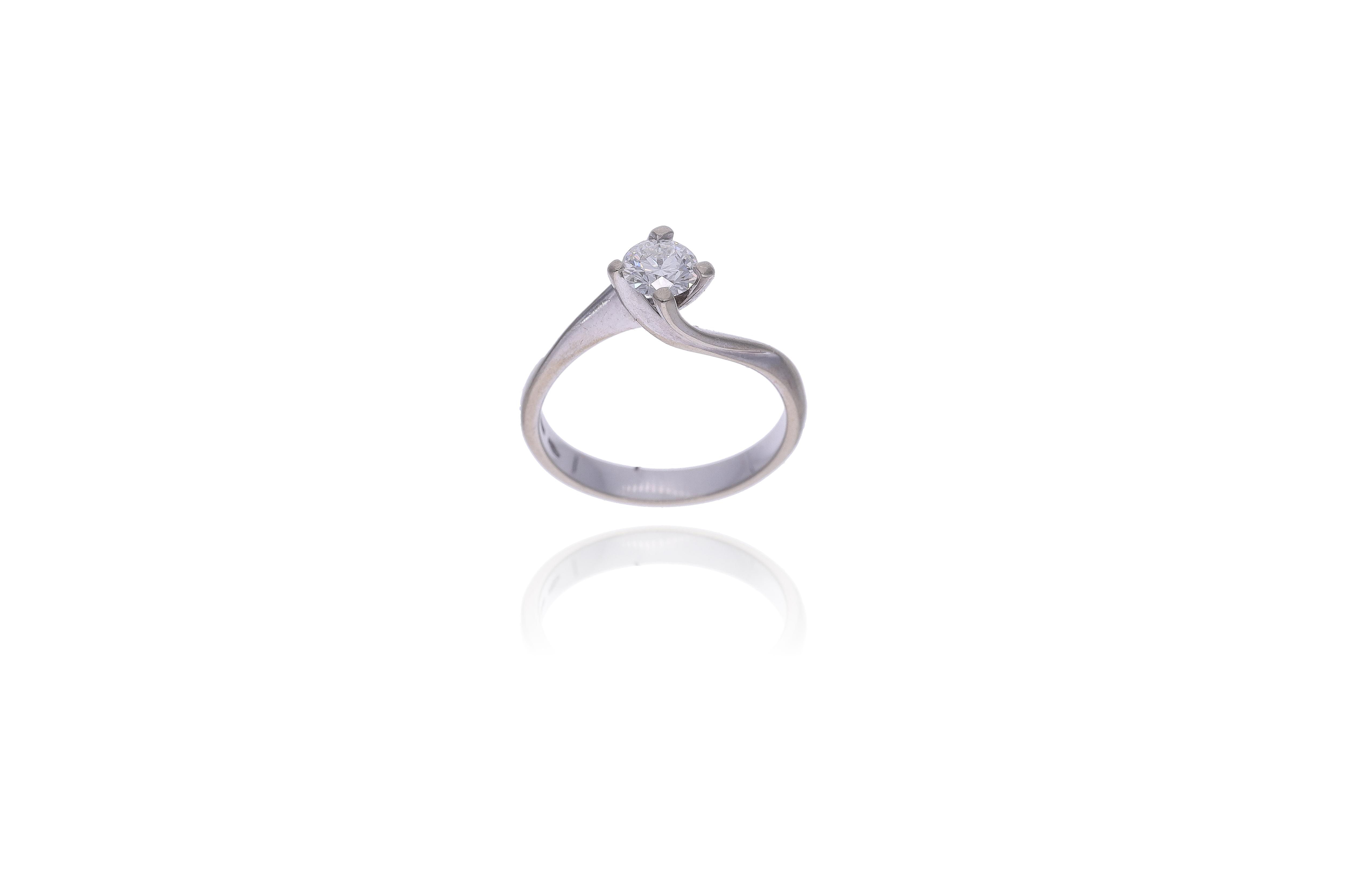 Anello con diamante - Asta Preziosi Online