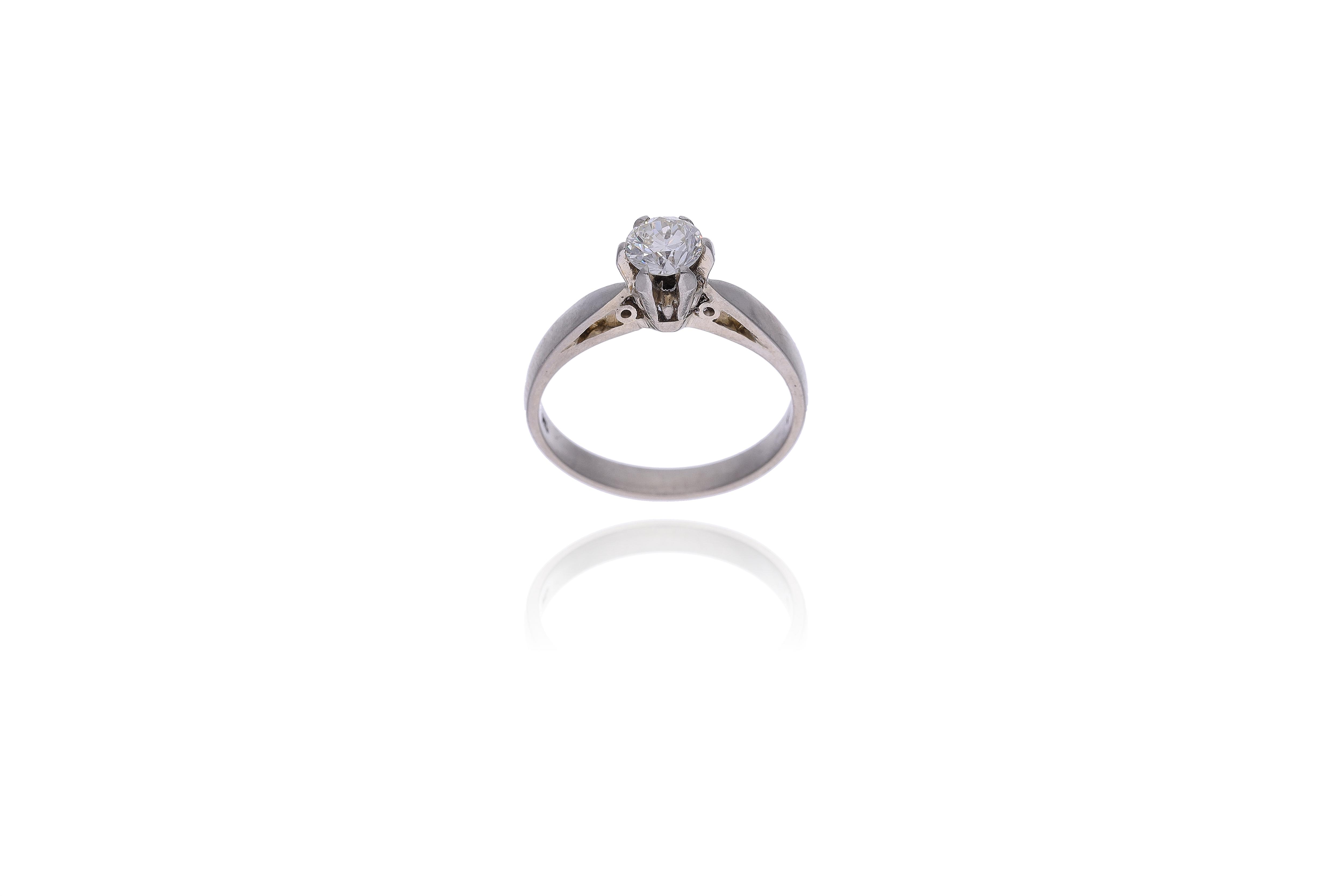 Anello con diamante - Asta Preziosi Online