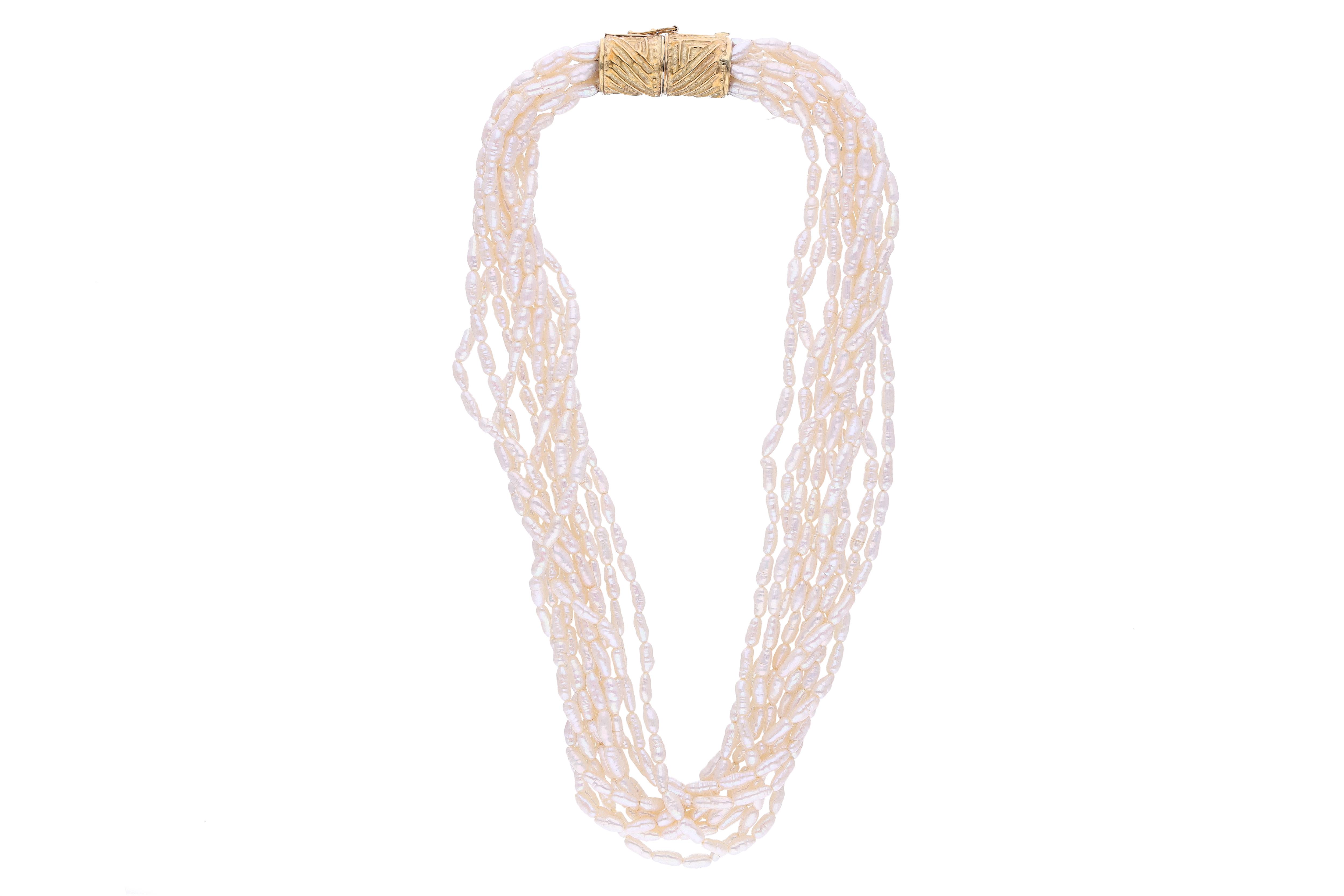 Collana con perle coltivate - Asta Preziosi Online