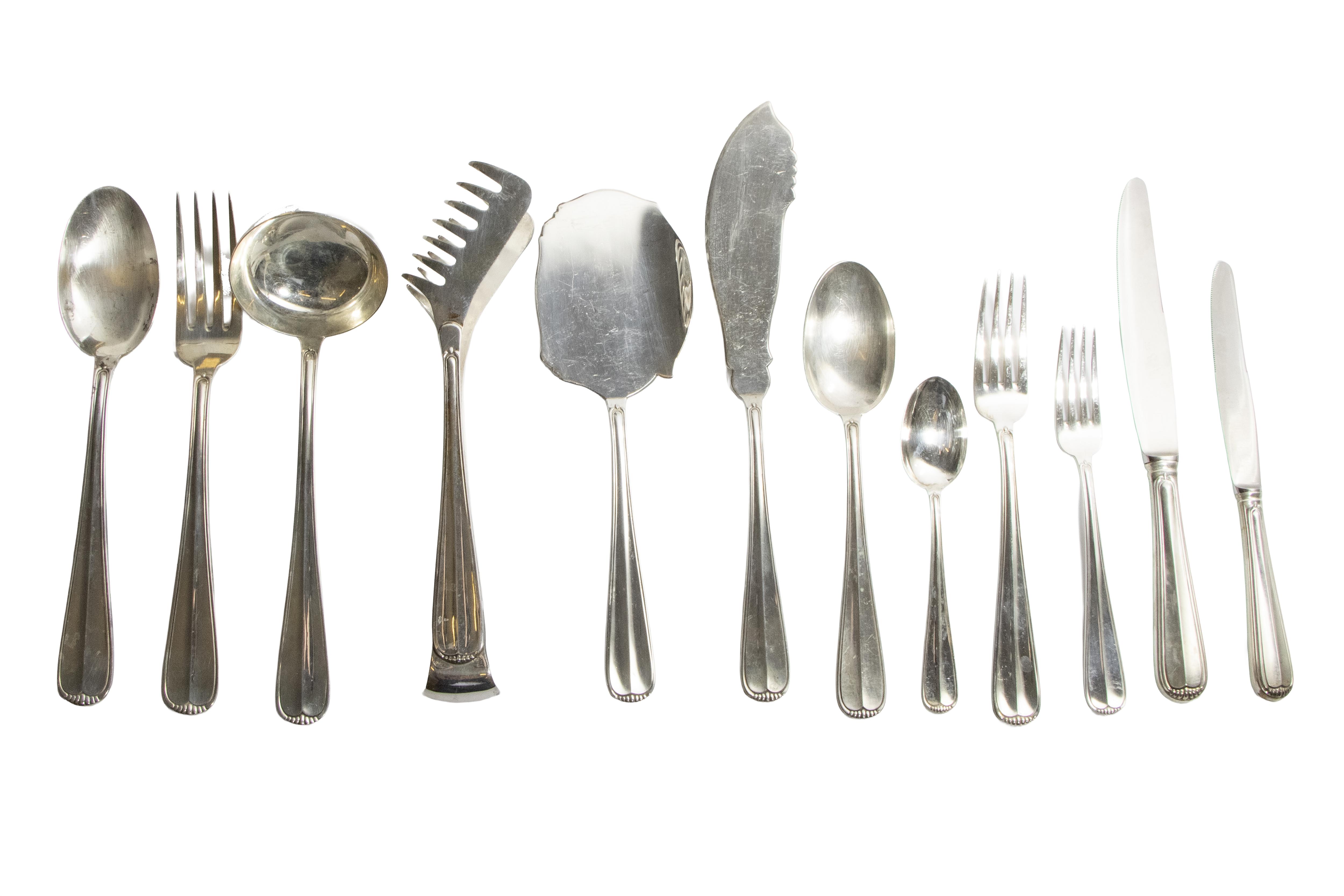 Servizio di posate in argento - Asta Preziosi Online