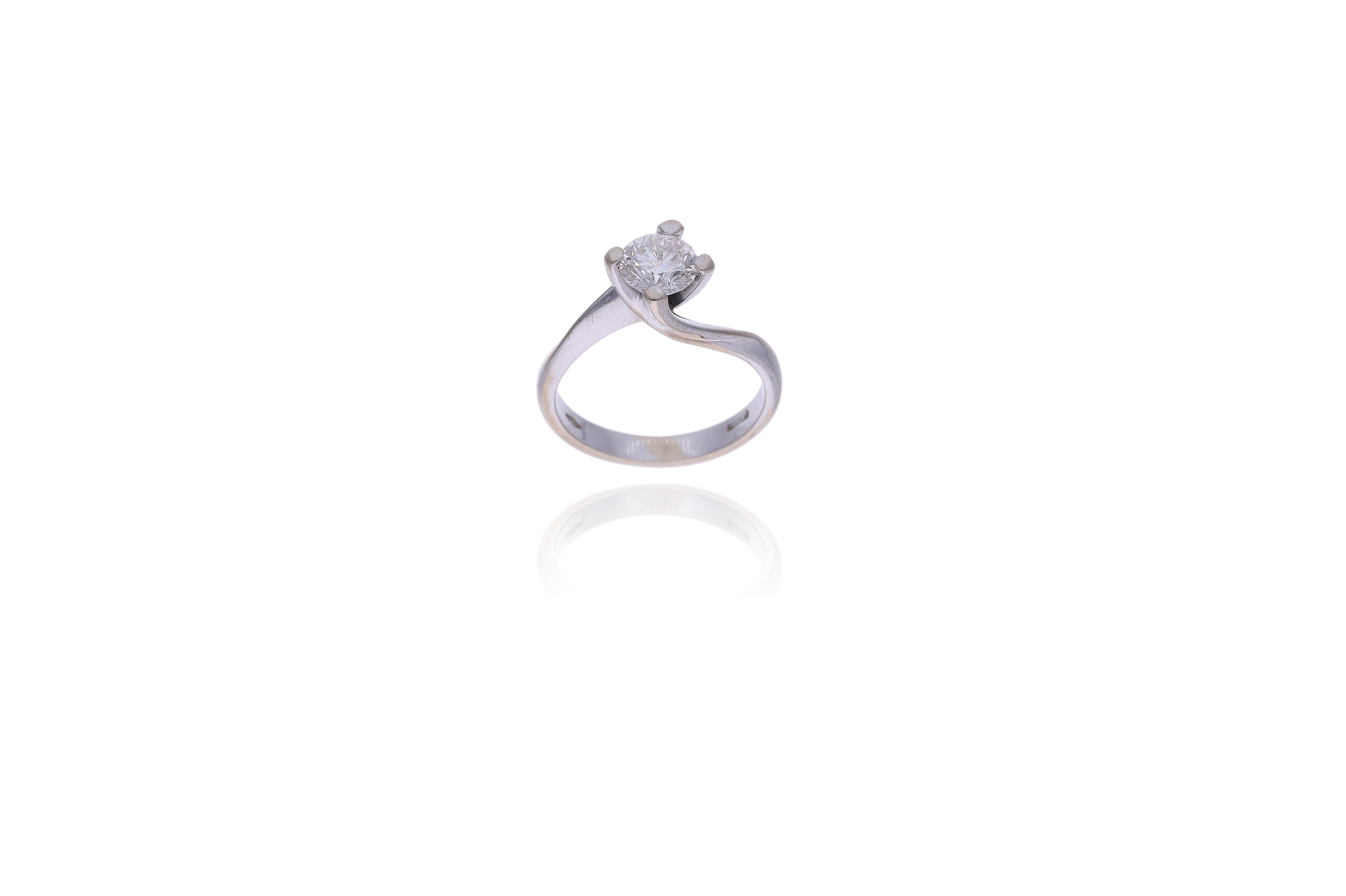 Anello con diamante - Asta Preziosi Online