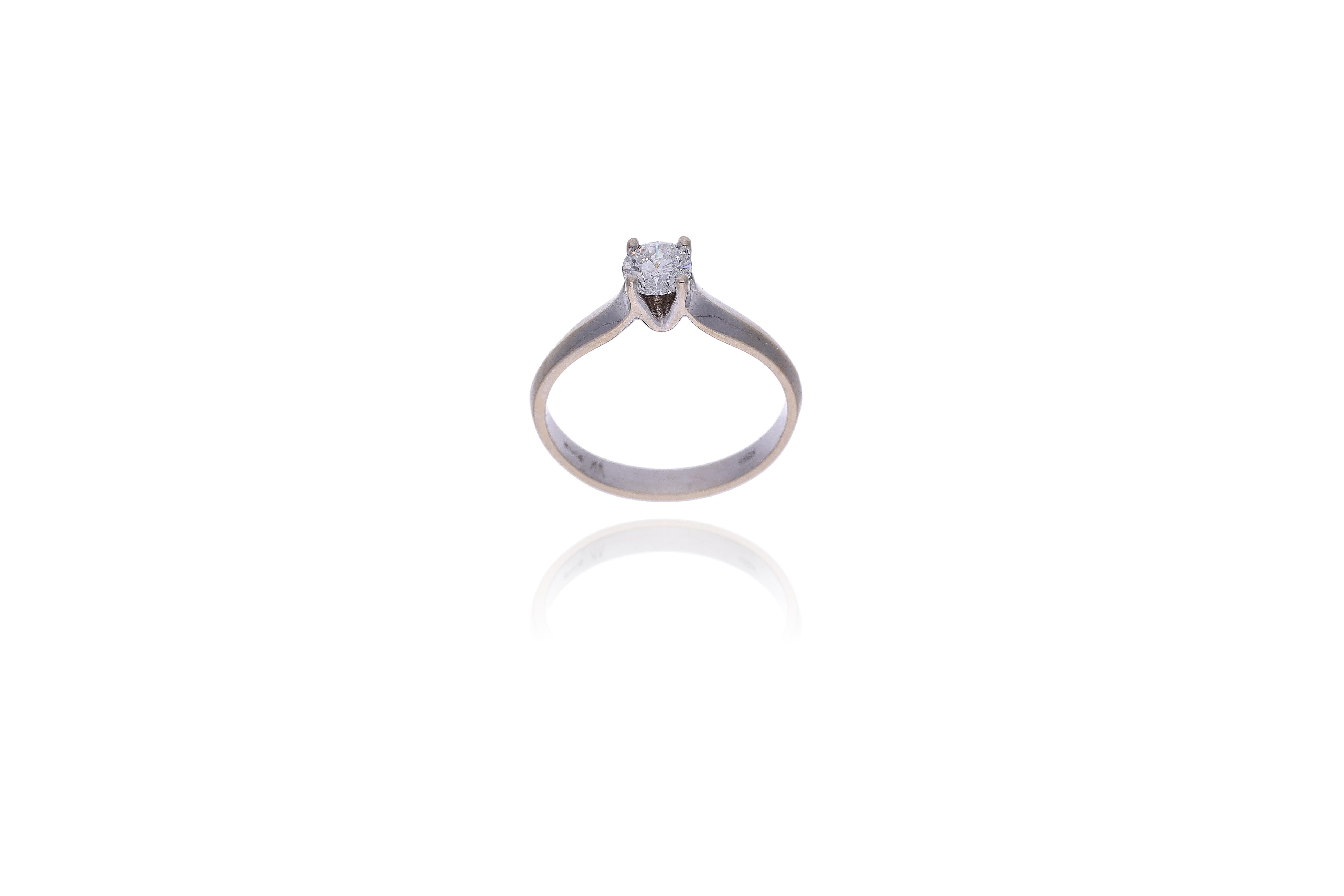 Anello con diamante - Asta Preziosi Online