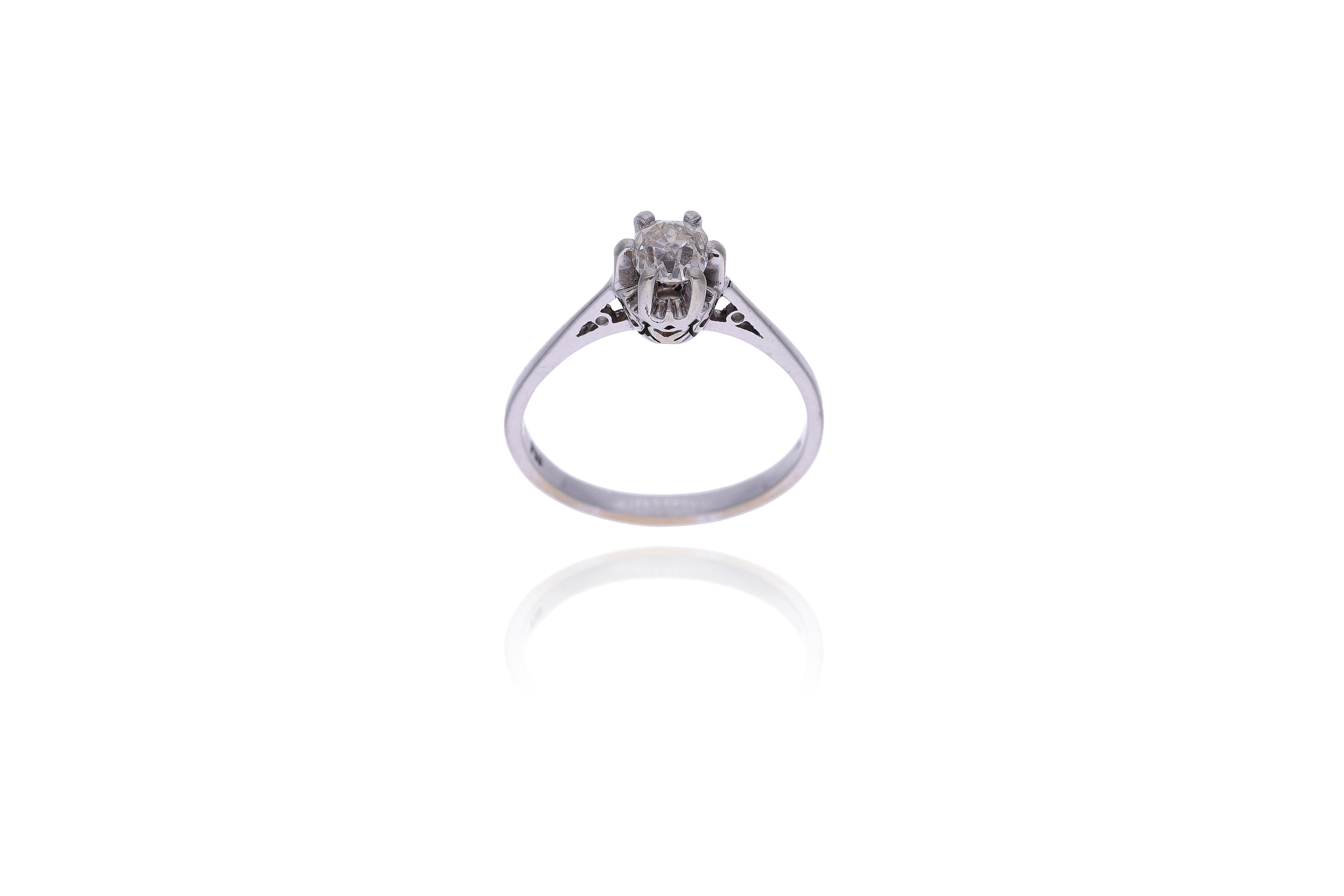 Anello con diamante - Asta Preziosi Online
