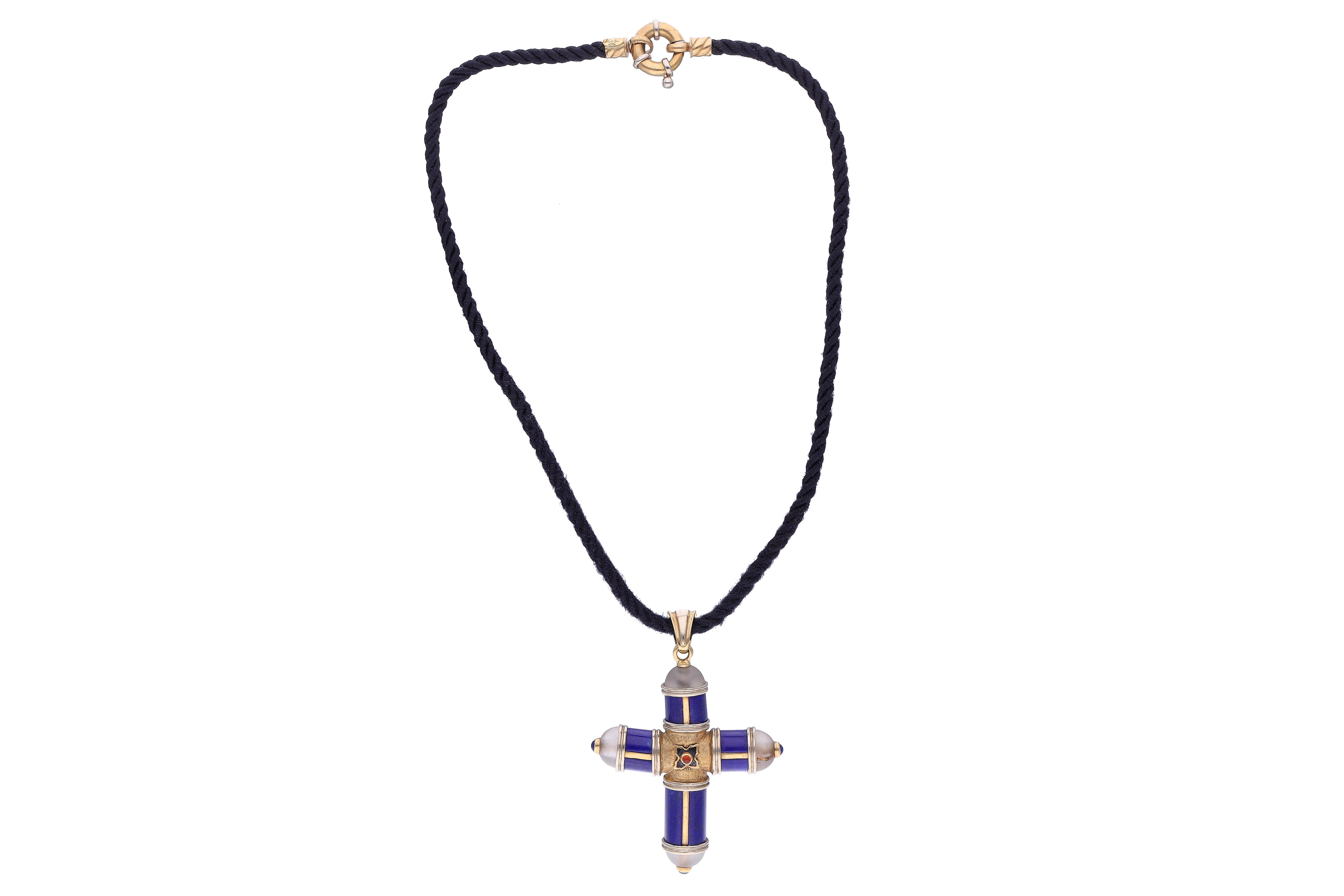 Collana con ciondolo con pietre - Asta Preziosi Online