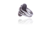 Anello con diamanti e calcedonio - Asta Preziosi Online