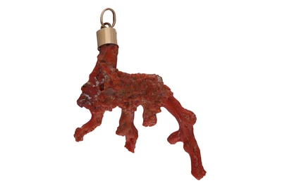 Ciondolo con corallo - Asta Preziosi Online