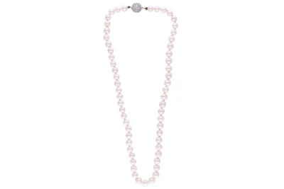 Collana di perle coltivate con pietre - Asta Preziosi Online