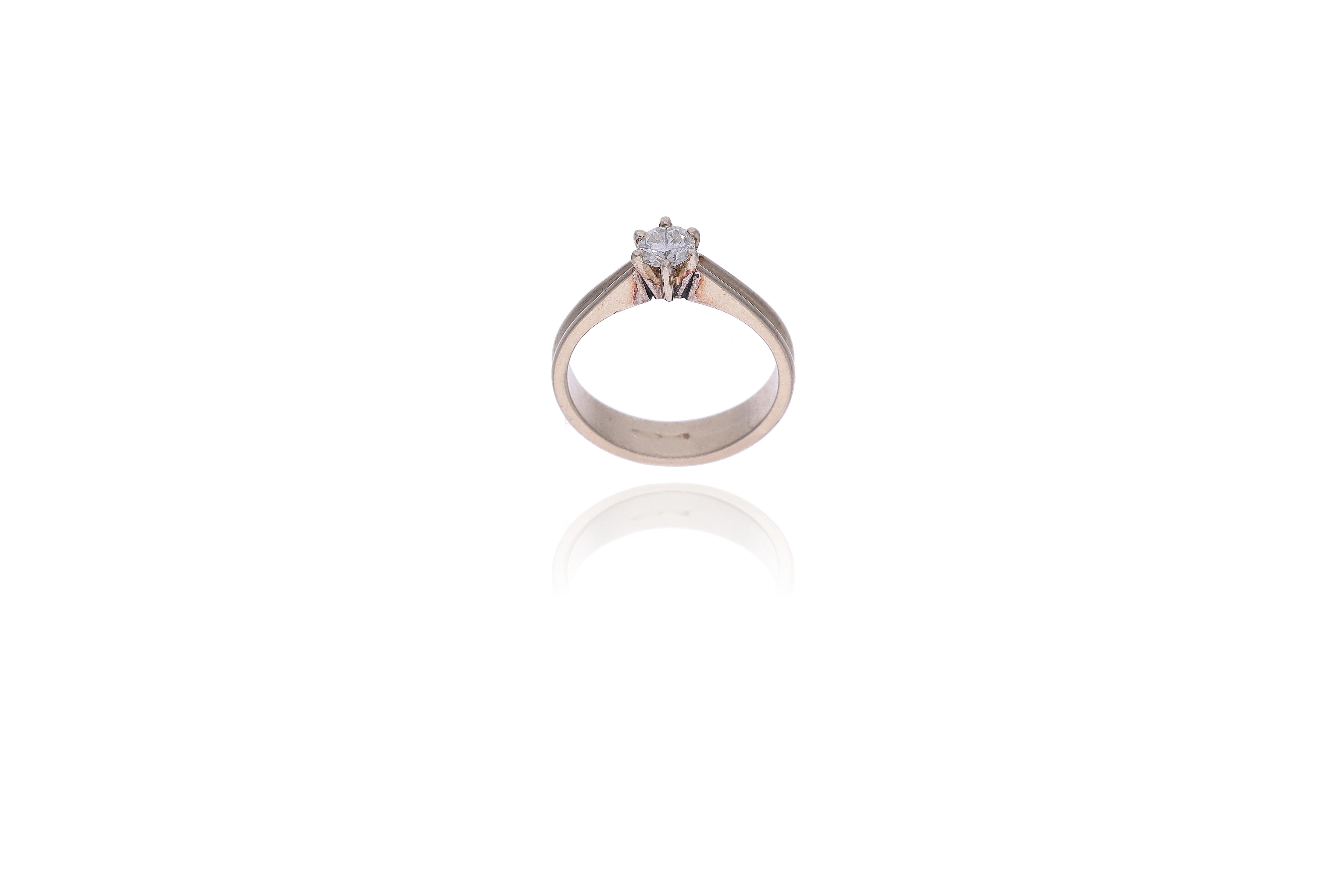 Anello con diamante - Asta Preziosi Online