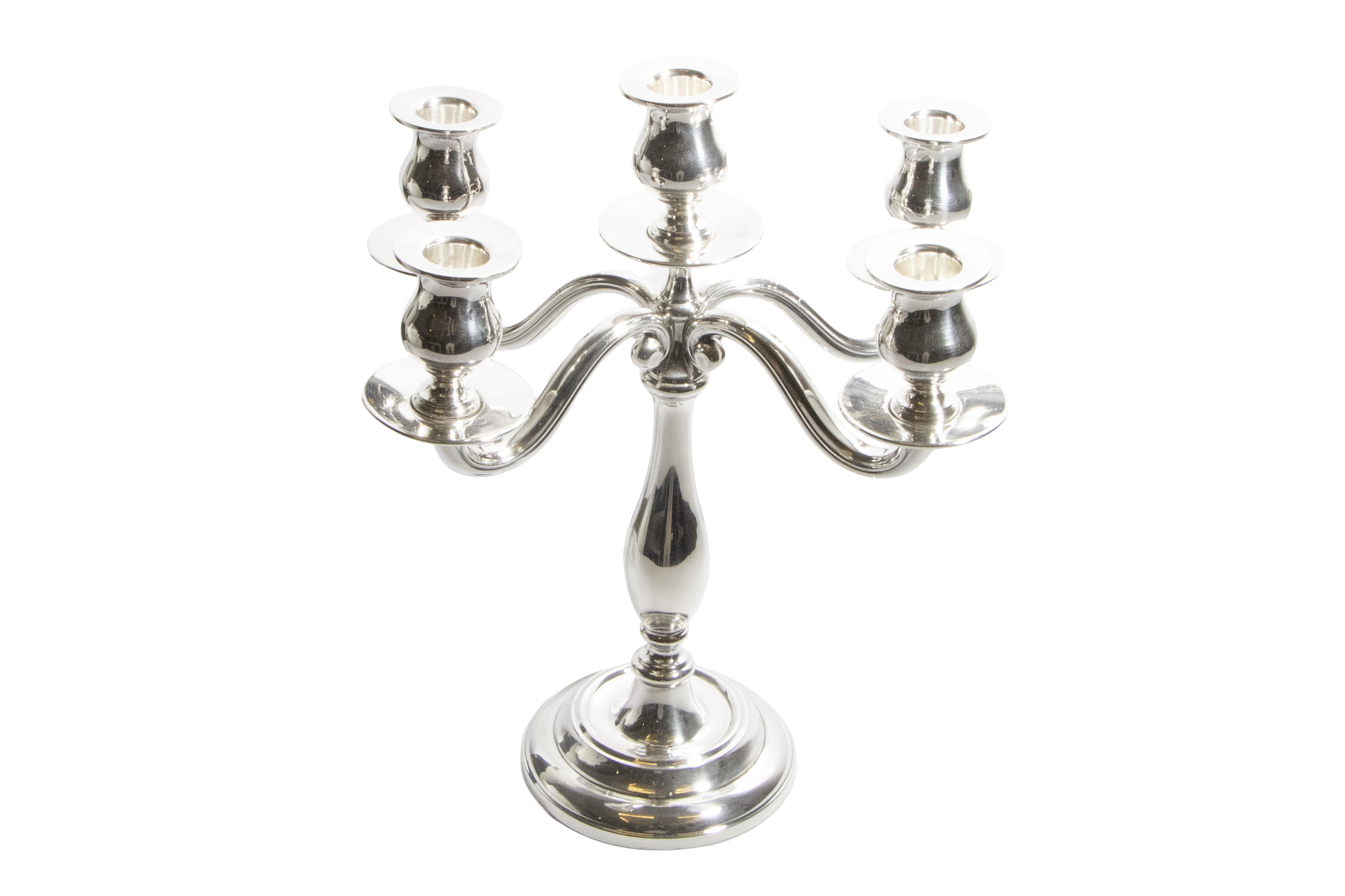 Candelabro in argento - Asta Preziosi Online