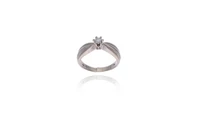 Anello con diamante - Asta Preziosi Online