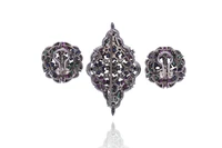 Parure con diamanti, rubini, zaffiri e smeraldi - Asta Preziosi Online