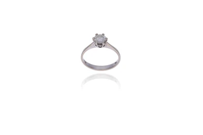 Anello con diamante - Asta Preziosi Online