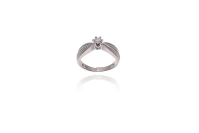 Anello con diamante - Asta Preziosi Online