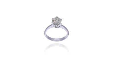 Anello con diamante - Asta Preziosi Online