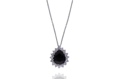 Collana e ciondolo con diamanti e diopside - Asta Preziosi Online