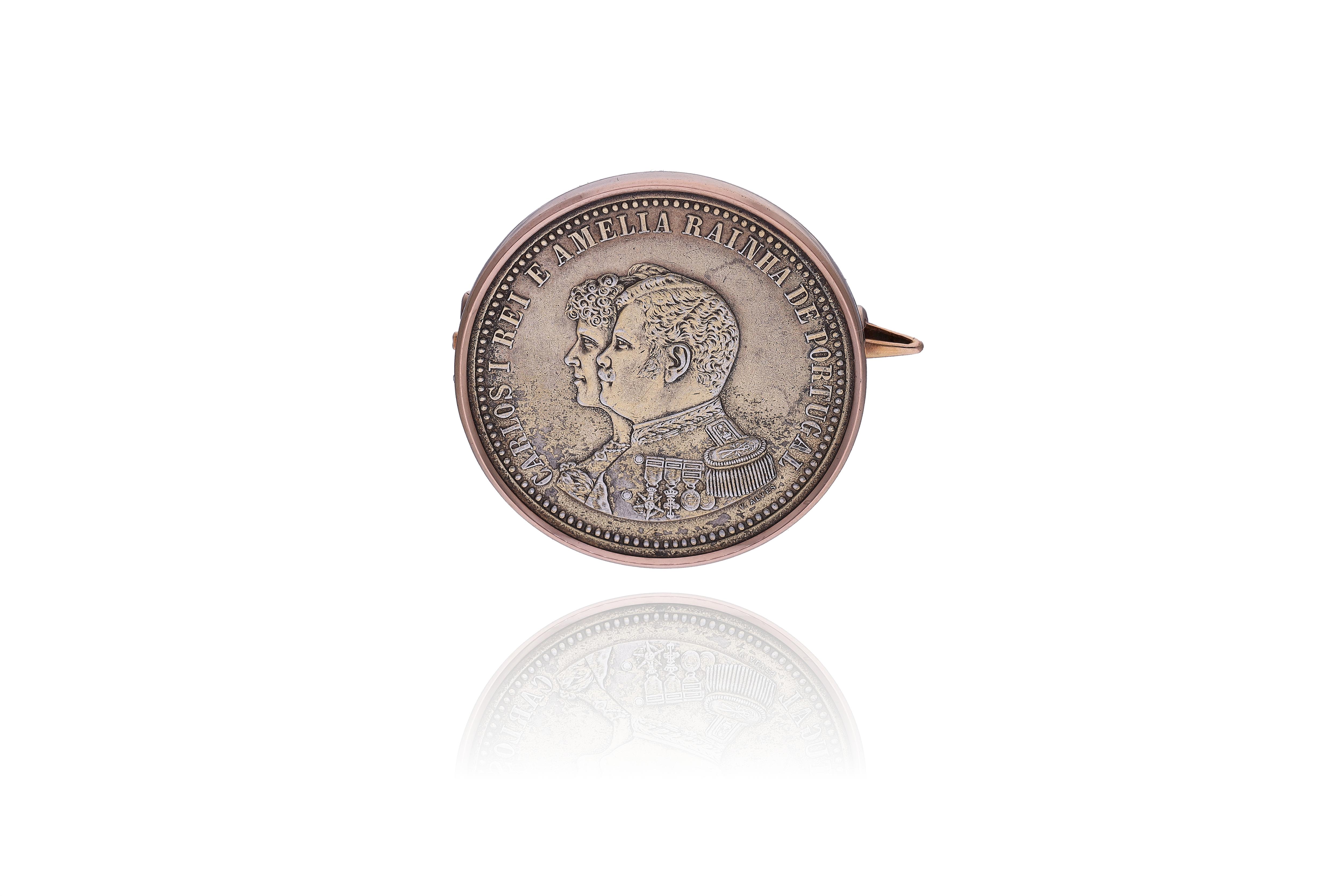 Spilla con moneta - Asta Preziosi Online