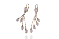 Orecchini con perle coltivate e pietre - Asta Preziosi Online