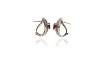 Orecchini con rubini e diamanti - Asta Preziosi Online