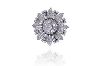 Spilla con diamanti - Asta Preziosi Online