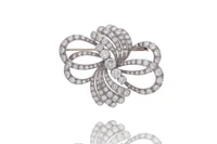 Spilla con diamanti - Asta Preziosi Online