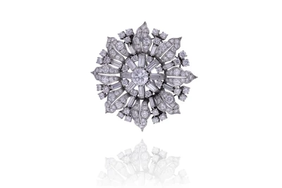 Spilla con diamanti - Asta Preziosi Online