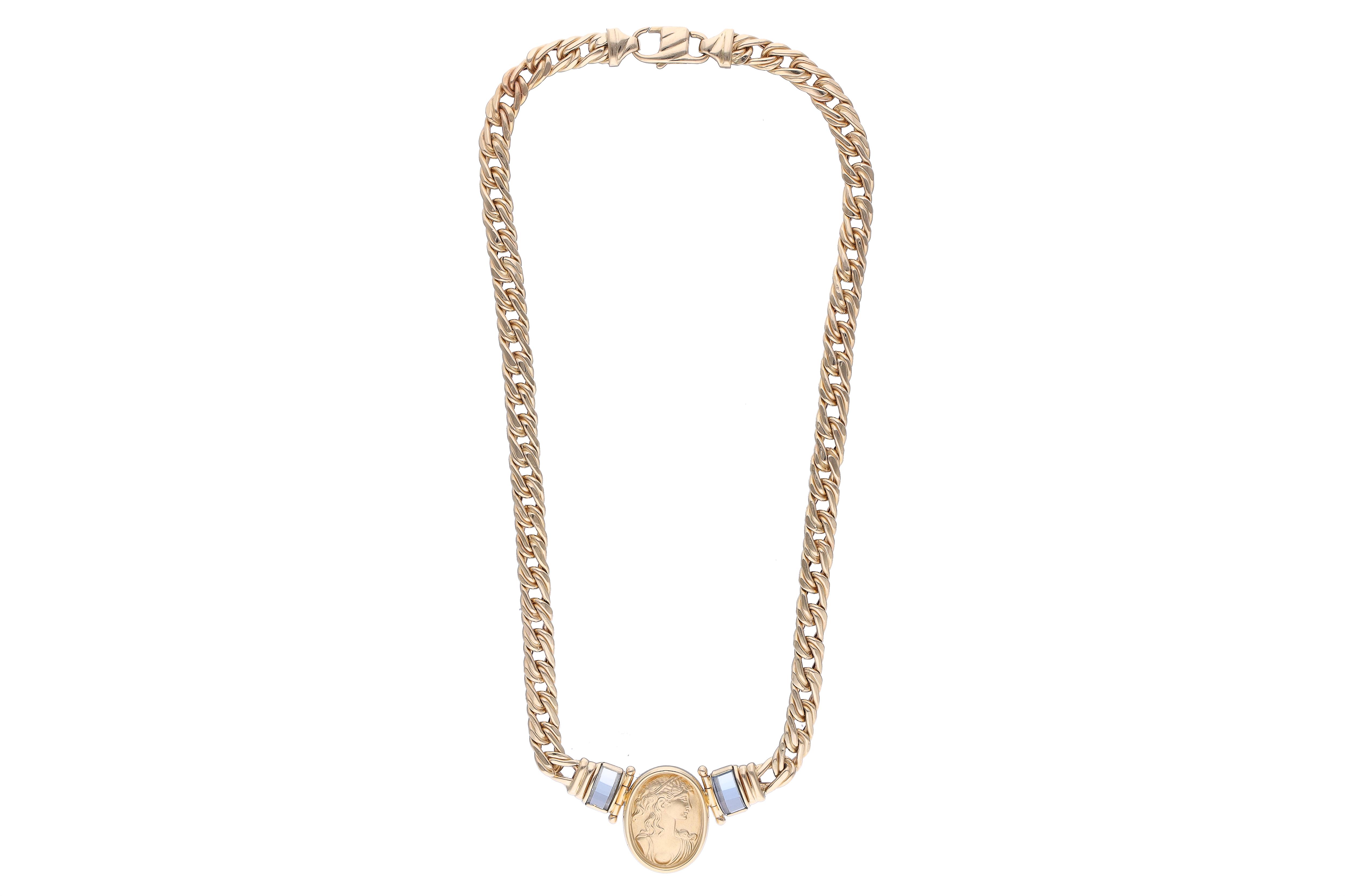 Collana in oro con pietre - Asta Preziosi Online