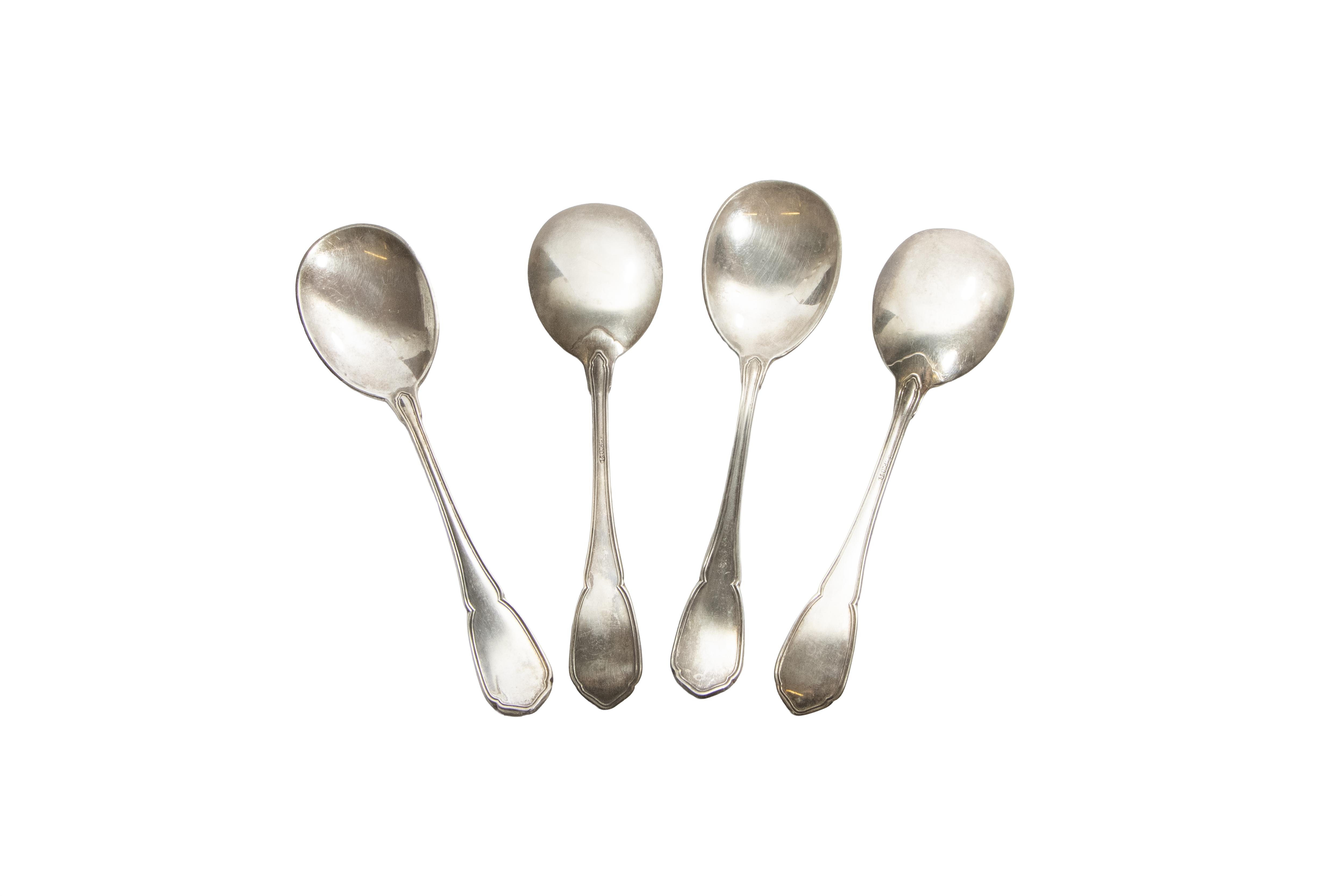 Otto cucchiaini in argento - Asta Preziosi Online