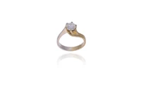 Anello con diamante - Asta Preziosi Online