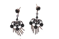 Orecchini con diamanti, perle coltivate e pietre - Asta Preziosi Online