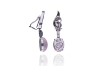 Orecchini con diamanti, quarzi, zaffiri rosa e pietre - Asta Preziosi Online