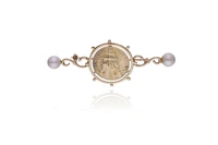 Spilla con perle coltivate - Asta Preziosi Online