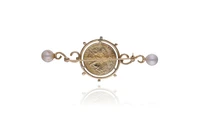 Spilla con perle coltivate - Asta Preziosi Online