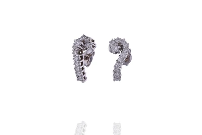Orecchini con diamanti - Asta Preziosi Online