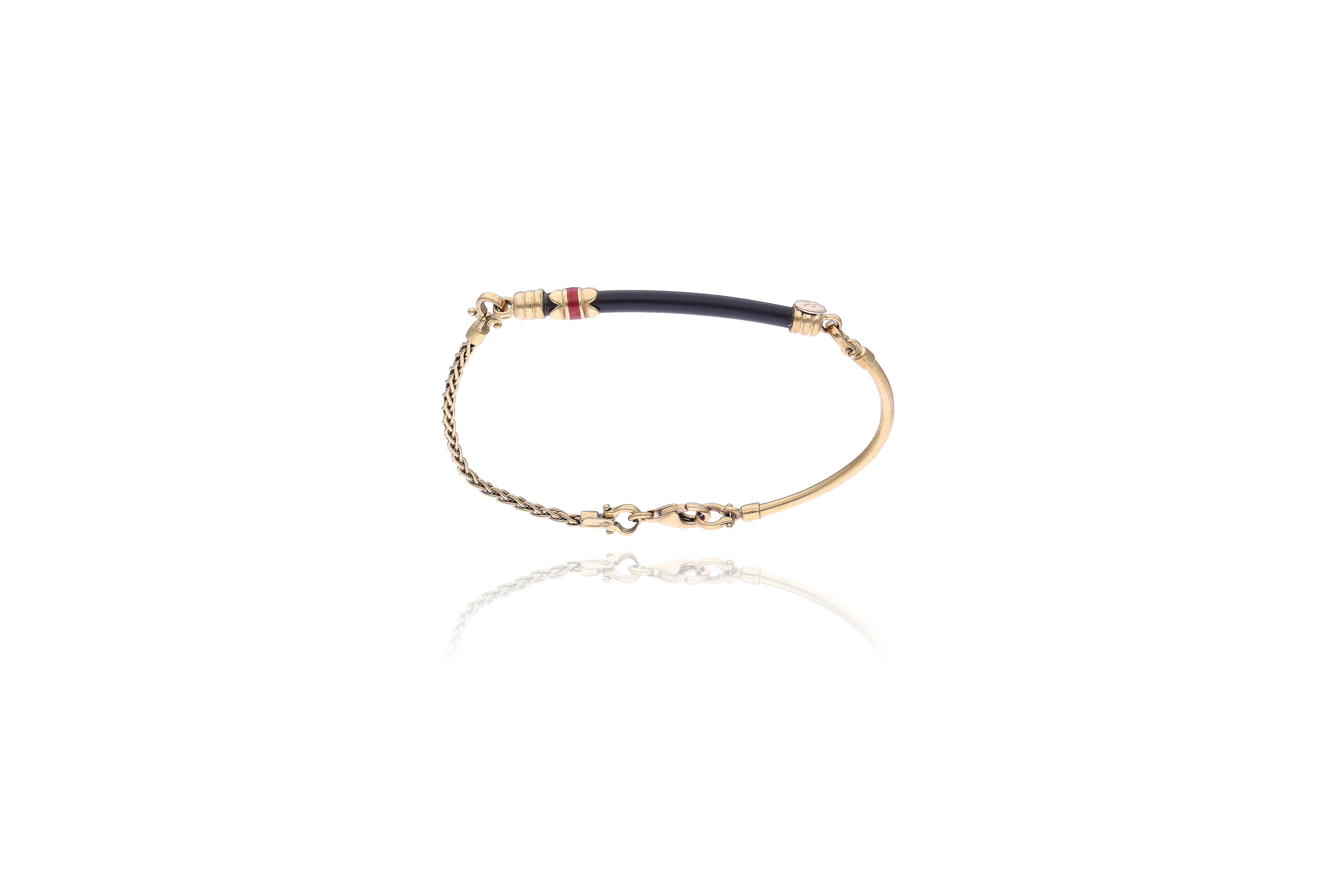 Bracciale con smalti e caucciu' - Asta Preziosi Online