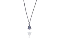 Collana con ciondolo con diamante e acquamarina - Asta Preziosi Online