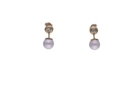 Orecchini con diamanti e perle coltivate - Asta Preziosi Online