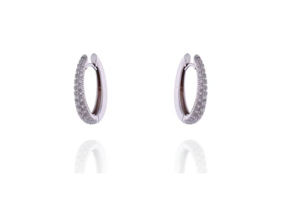 Orecchini con diamanti - Asta Preziosi Online