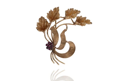 Spilla con pietre - Asta Preziosi Online