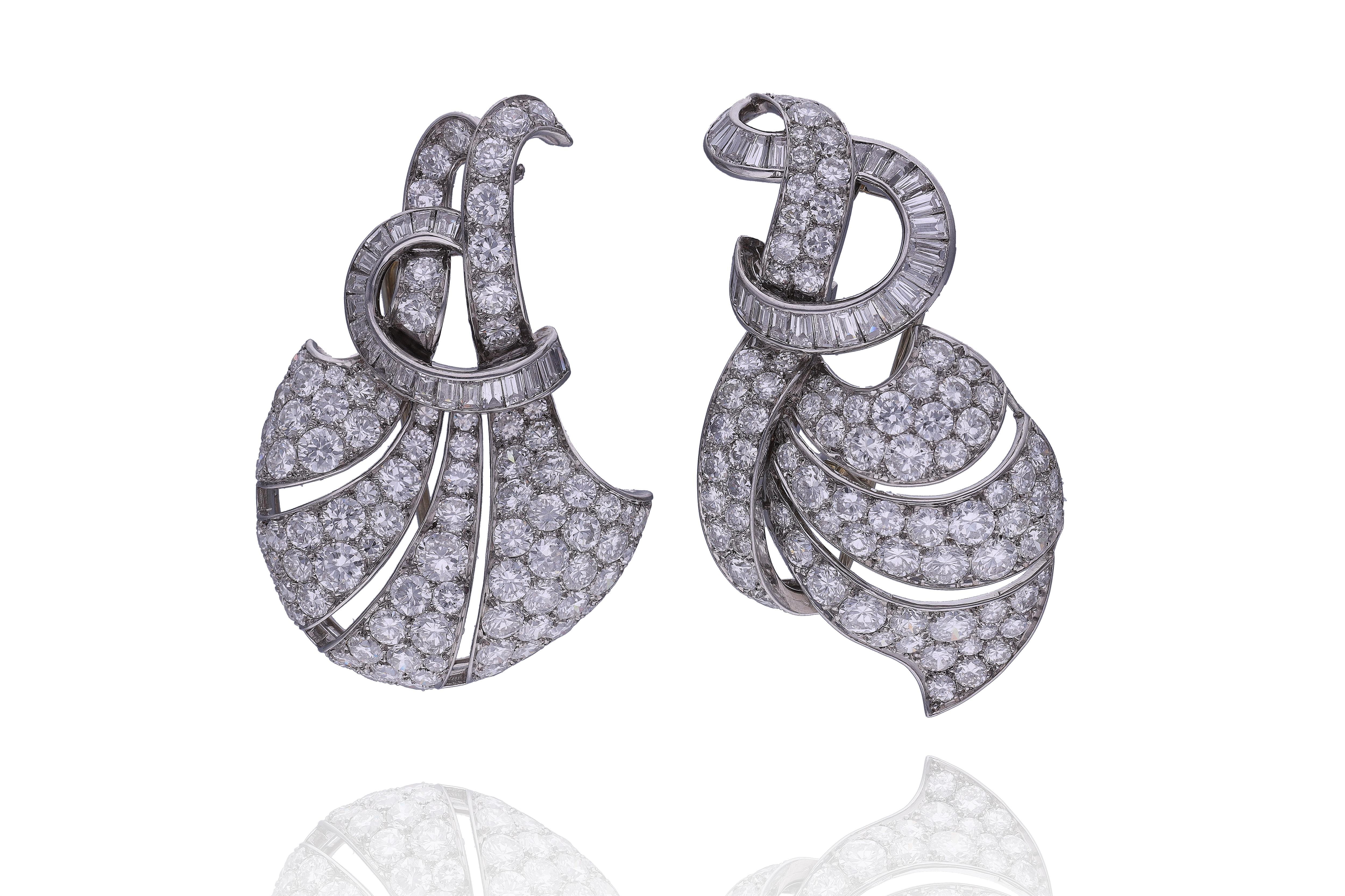 Spilla scomponibile con diamanti - Asta Preziosi Online