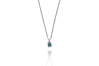 Collana con pendente con diamante e smeraldo - Asta Preziosi Online