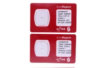 Due diamanti taglio brillante, ct 0,59 e ct 0,57 - Asta Preziosi Online