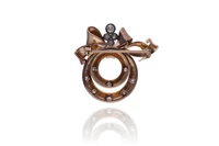 Spilla con diamanti - Asta Preziosi Online